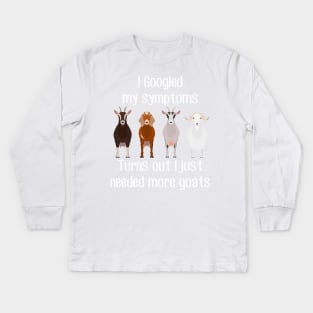 Need More Goats Kids Long Sleeve T-Shirt